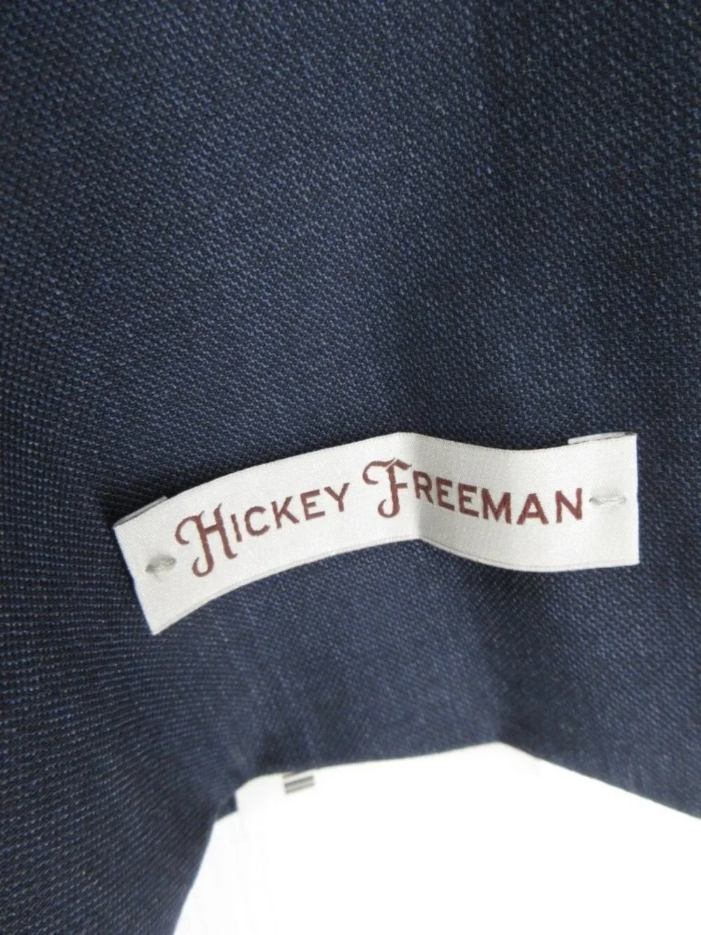 Hickey Freeman Suit 52 Navy Milburn II Wool Formal Luxury USA 46 NEW
